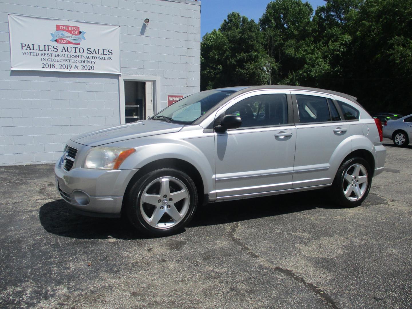 2008 SILVER Dodge Caliber R/T FWD (1B3HB78K18D) with an 2.4L L4 DOHC 16V engine, located at 540a Delsea Drive, Sewell, NJ, 08080, (856) 589-6888, 39.752560, -75.111206 - Photo#1